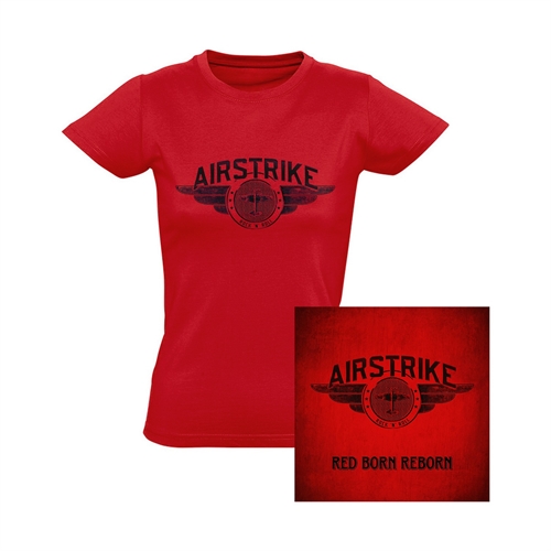 Airstrike -Red Born Reborn, Girl Shirt + CD Bundle
